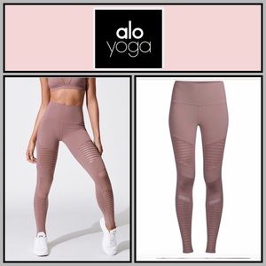 ALO YOGA- High Waist Moto Legging